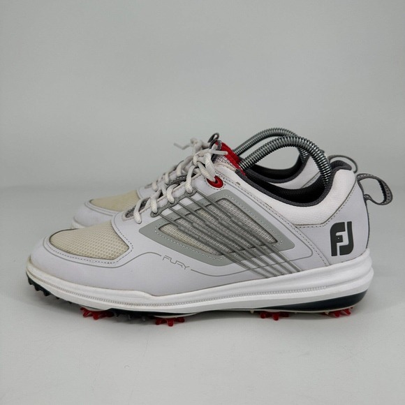 FootJoy Shoes Footjoy Golf Shoes Mens 85 White Gray Fury Ortholite
